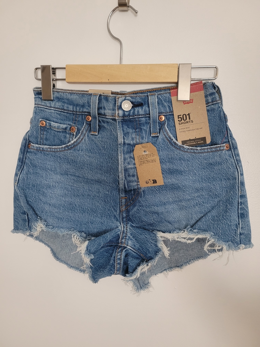 Levi's 501 High-Rise Jean Shorts Size 24